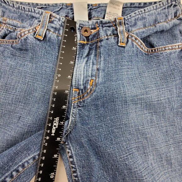 Vintage Lucky Brand Jeans Women's 2 Blue Wild Child Mid-Rise Boot Cut Slit USA - Picture 10 of 16